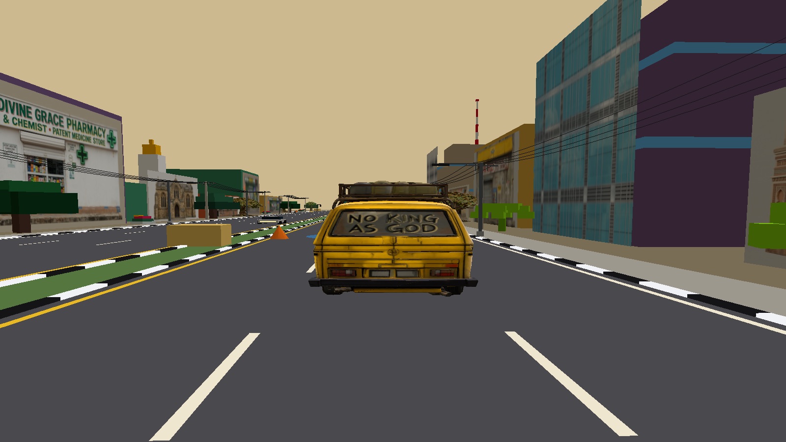 In-game view of Ozumba Mbadiwe Avenue, Lagos